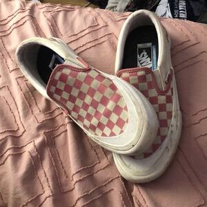 Slip on checkered Vans